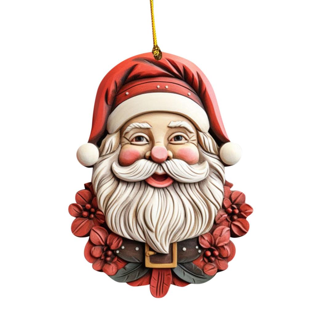 Julgransdekorationshänge Kul tecknat sött hänge Trädgårdsträddekoration oförglömlig present