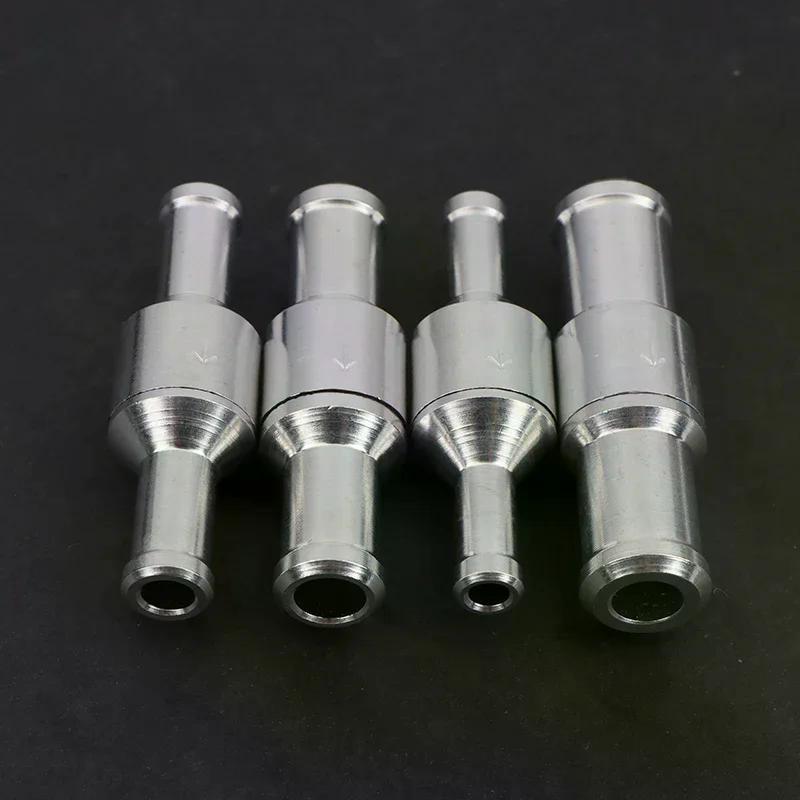 Zpětný ventil paliva, benzín, nafta pro automobily, olej, vodní čerpadla 6-12 mm, hliníková slitina, jednosměrný zpětný ventil