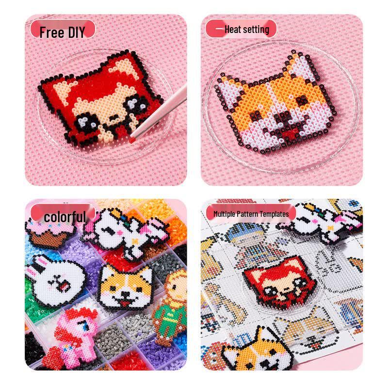 DIY Perler Beads Craft Kit with Upgraded Tools