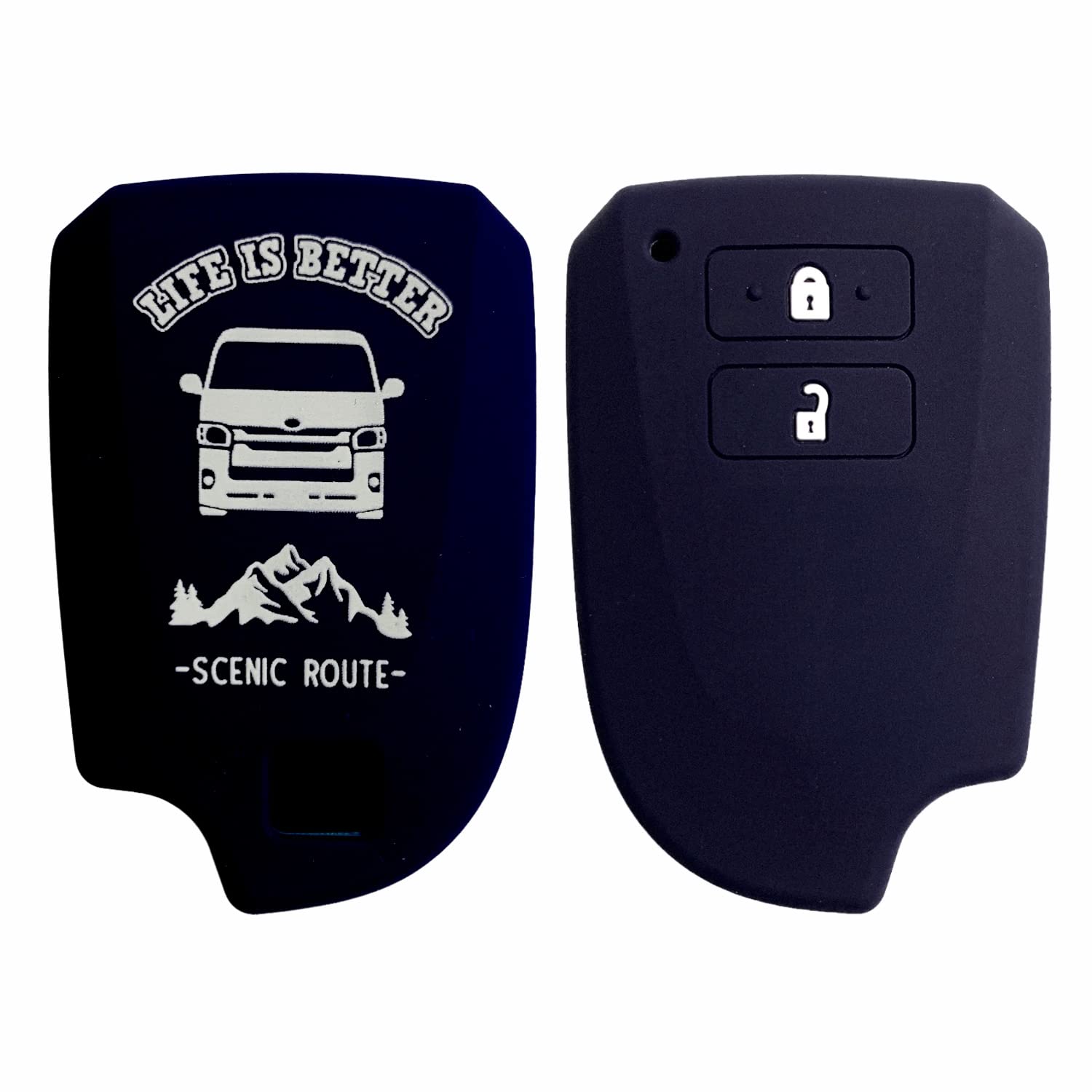 

[SUITY] Hiace Series Smart Key Silicone Cover for Toyota Vehicles Free size чёрный