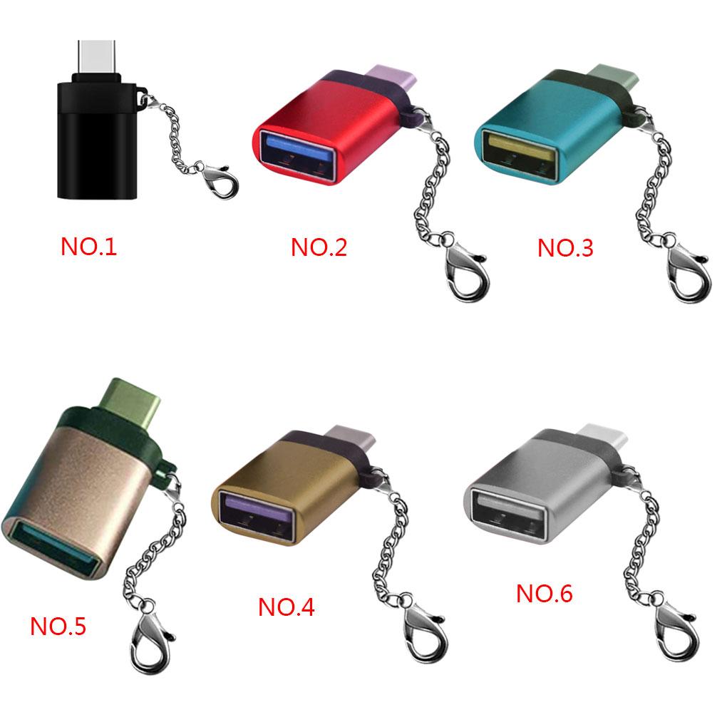 USB C Adapter Multipurpose Portable Type C to USBA Connector For Laptops Chargers Device Portable