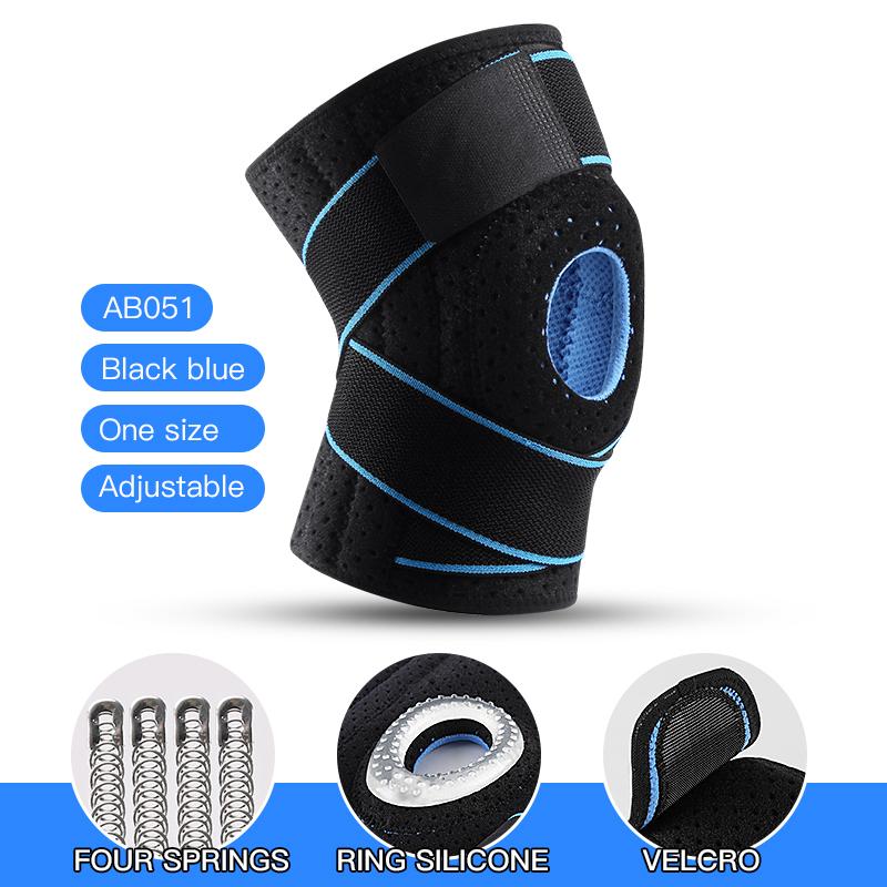 Fitness Knee Brace Bandage Pressurized Elastic Knee Joint Protector Sports Equipment Volleyball Knee Brace