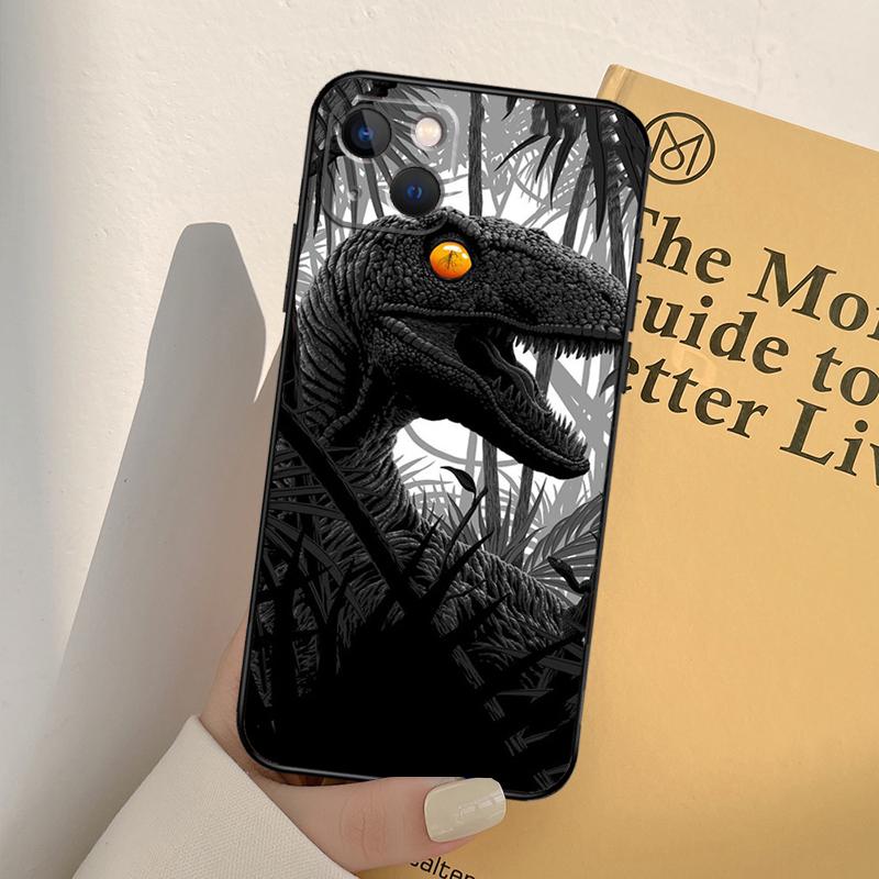 Jurassic Dinosaur Phone Case For iPhone 17 16 14 13 12 11 15 Pro Max Mini XR 16e 15 16 Plus 17 Air Full Cover