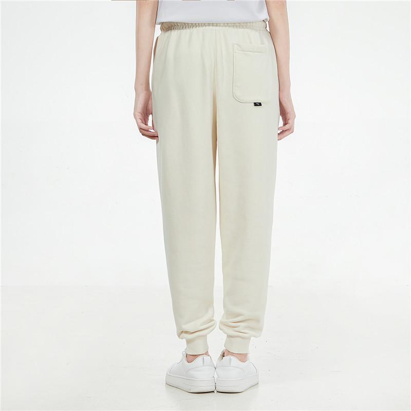 Puma Casual Sports Running Breathable Joggers Women Bottoms Beige 531930-73