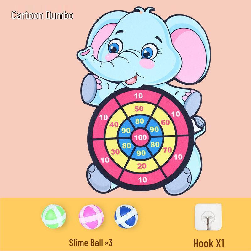 Kids' Dartboard Sticky Ball Toy - Indoor Parent-Child Interaction Game