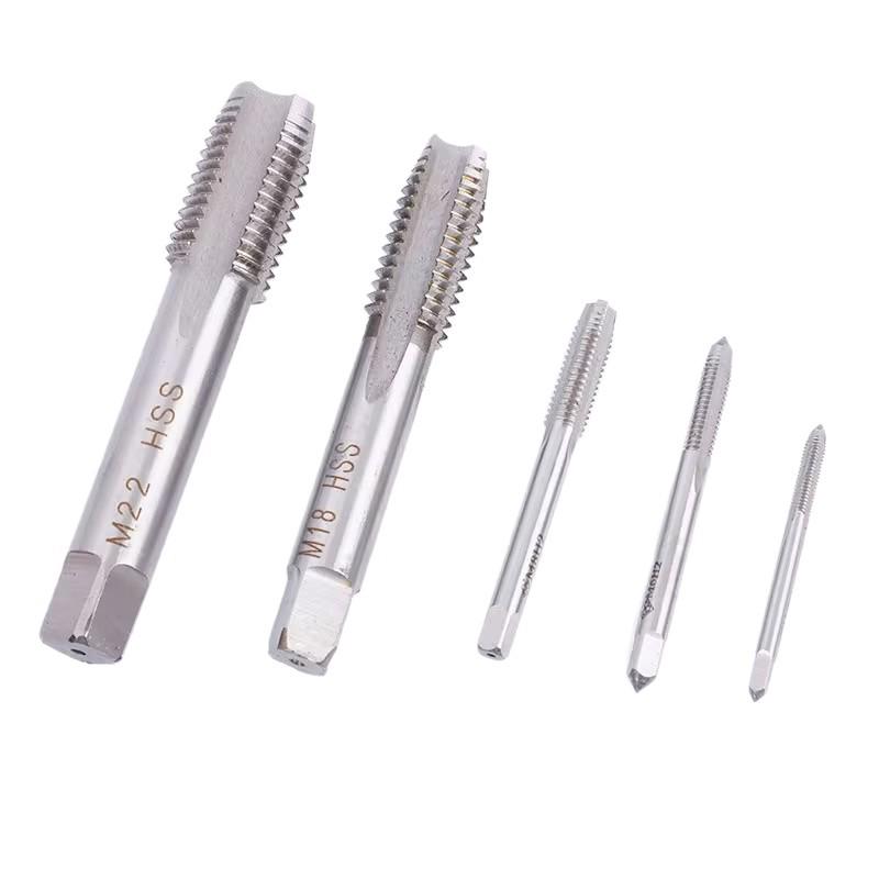 Wanlian High-Speed Steel (HSS) M2-M4 Thread Tap Set with Straight Flute and Spiral Tap