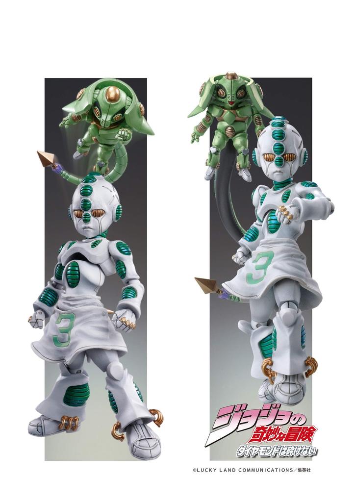 Super Action Statue "JoJo's Bizarre Adventure Part 4" "Ec (Act 2) & Ec (Act 3)" Approx. 85mm & Approx. 35mm PVC & ABS & Nylon Painted Movable Figure
