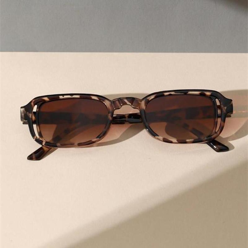 Luxurious Rectangle Sunglasses Women Oval Vintage Brand Designer Square Sun Glasses UV400 Men Shades Female Eyewear Anti-glare