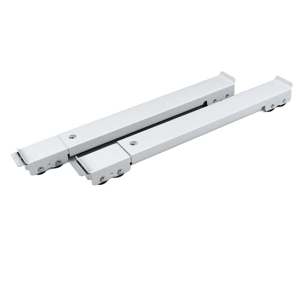 2 stücke Waschmaschine Mobile Roller Ausziehbare Eisen Weiß 16 Räder Geräuscharm Hohe Tragkraft mit