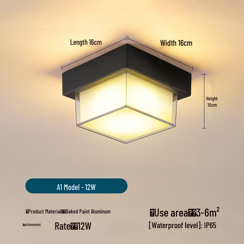 Waterproof LED Outdoor Wall Lamp for Garden, Courtyard, Villa, and Balcony