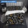 3PCS Love For Atlético  Printed Soft Bedding Set,Including 1pc Duvet Cover And 2pcs Pillowcases Perfect for Bedroom, Dormitory, Fan Gift