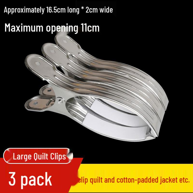 Klipsy do ubrań ze stali nierdzewnej wiatroodporne do kołder domowych i suszenia ubrań