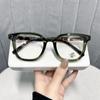 Retro Black Large Frame Myopia Glasses for Women Korean Trendy Olive Green Glasses Anti Blue Light Near Sight Glasses