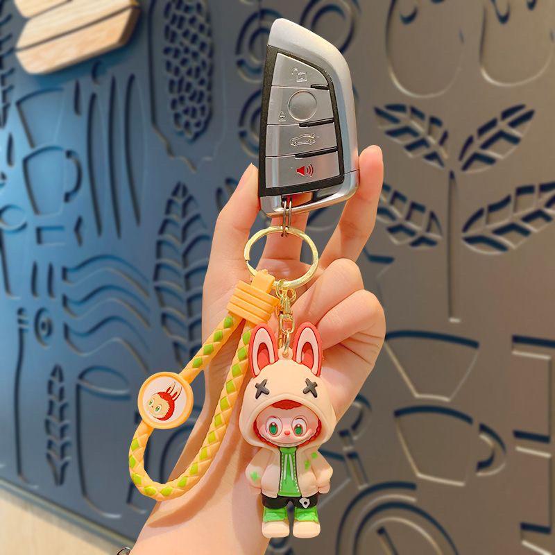 Little Sheep Keychain Cartoon Keychain Special Agent Team Cute Doll Couple Bag Pendant Backpack Gift