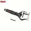 Accessories Wide Mouth Adjustable Wrench Set Black Plumbing Adjustable Wrench 6-Inch Wrenches