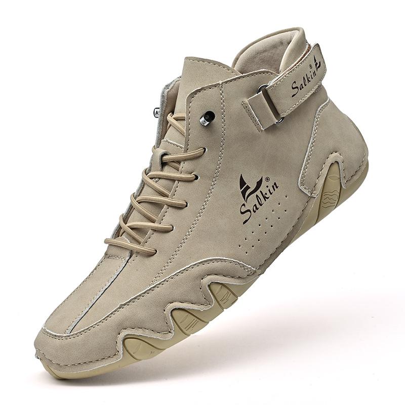 In Stock: New Autumn/Winter Octopus Leather Martin Boots for Men and Women - Large Size Outdoor Fashion
