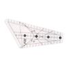 Quilting Ruler 22.5 Degrees Slot Design Transparent Plastic Tailor Ruler Tool for Sewing DIY