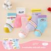 5 pares de calcetines para niña, calcetines cómodos de longitud media, casuales y versátiles