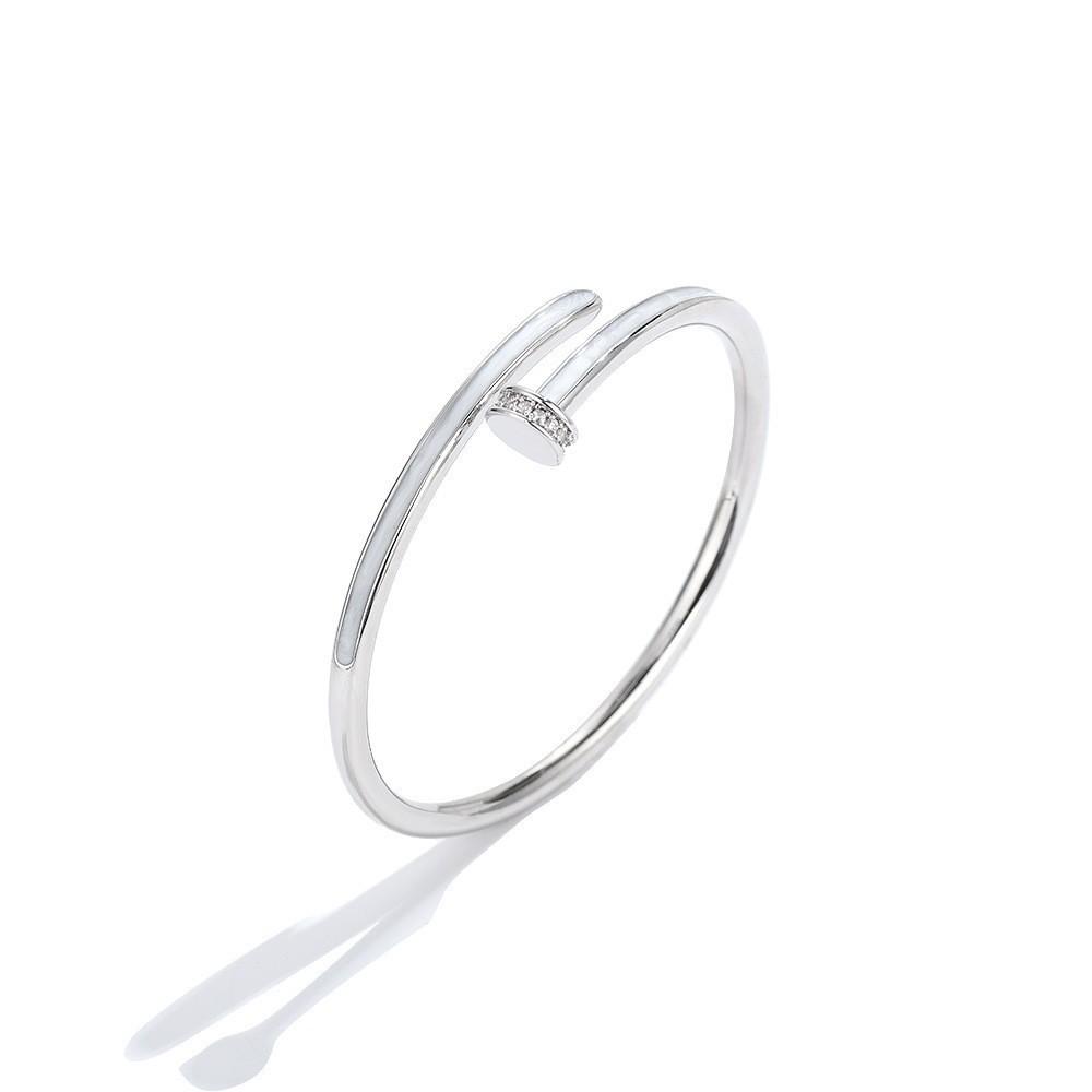 Hot-selling light luxury versatile CD bracelet Mori literary and artistic full diamond Seiko love bracelet