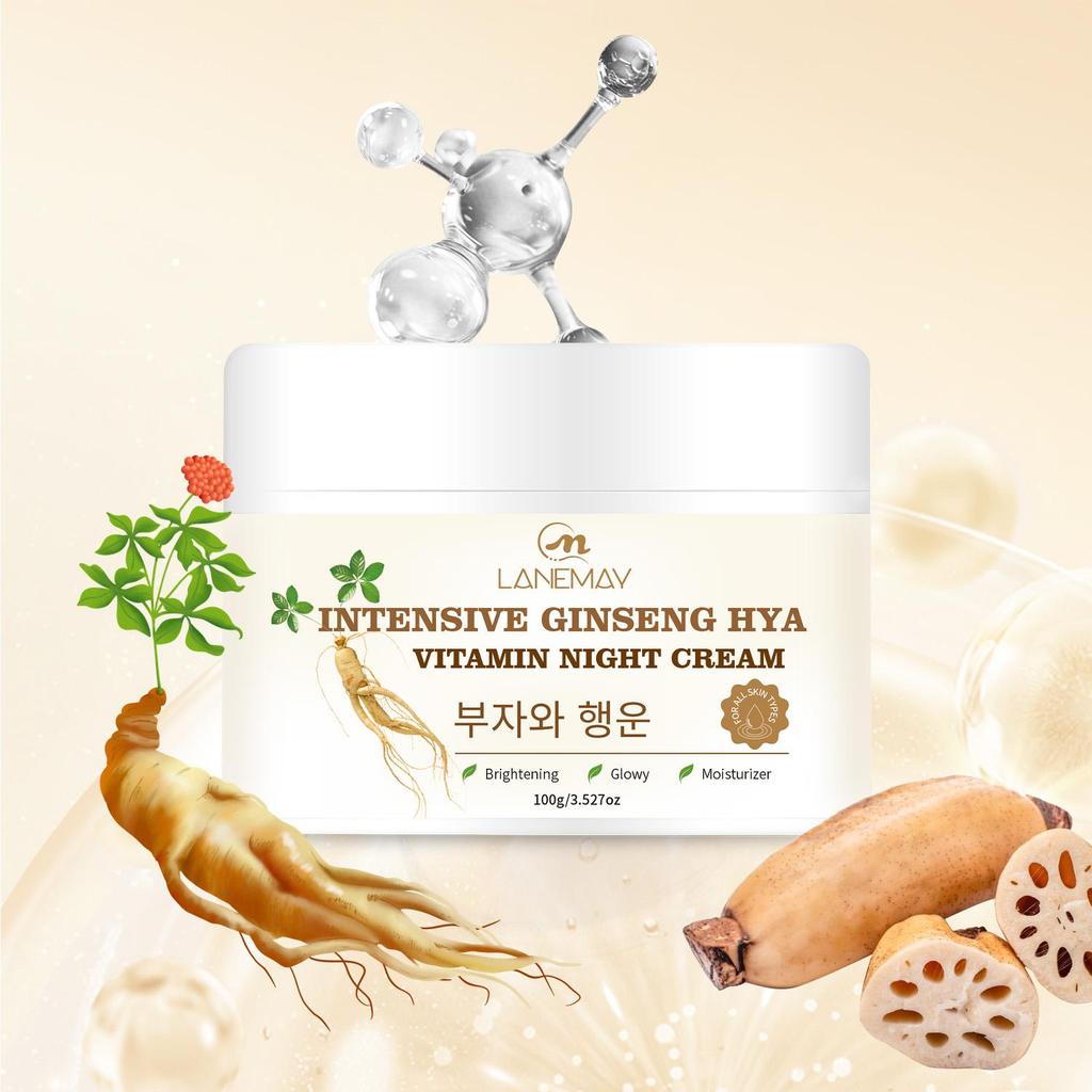 Vitamin C Night Cream- Deeply Hydrates and Firms the Skin, Even Out the Skin Tone, Suitable for All Skin Types As a Night Moisturizer,100g