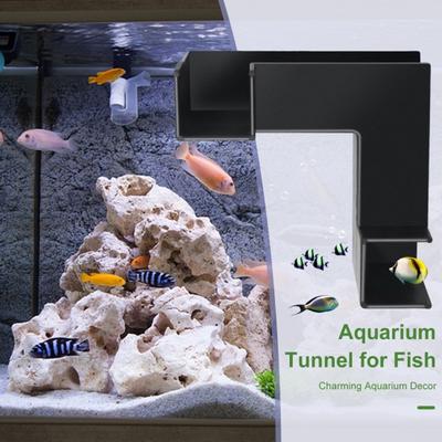 1/2Pcs Shrimp Cave Aquarium Tunnel Corner Aquarium Cave Fish Hideout Fish Tank