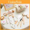 Childrens Wooden Toy Beauty Kit For Kids With Dressup Makeup Case And Pretend Accessories