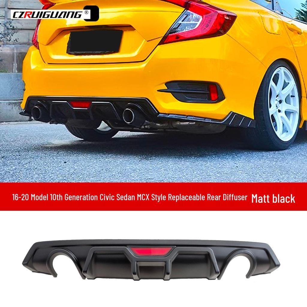 Kit de Carroceria Difusor Traseiro e Splitter Frontal para Civic 10ª Geração
