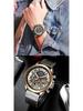 Curren 8380 Men's Waterproof Multifunction Sports Quartz Watch with Leather Strap and Calendar.