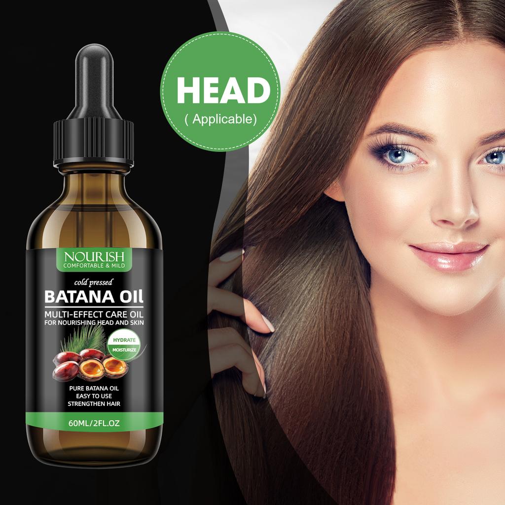 Batana Hair Care Oil 60ml – Deep Nourishment & Growth-Boosting Treatment with Dropper