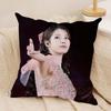 Korean Lee Ji Eun IIU Cushion Cover Silky Short Plush DoubleSided Printed Pillow Case for Sofa All Seasons Home Decor Gift