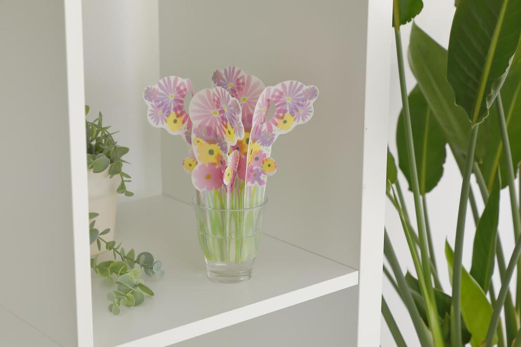 Sekisui Jushi Paper Floral x Humidifier, Pink, MG-PK, H20.5 W38.5cm