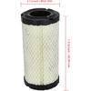 2 st luftfilter för Kubota K1211-82320 1G659-11222, Kawasaki 11013-7048 11013-1290, John Deere M113621, Toro 108-3811, Kohler 25 083 02-S, Donaldson
