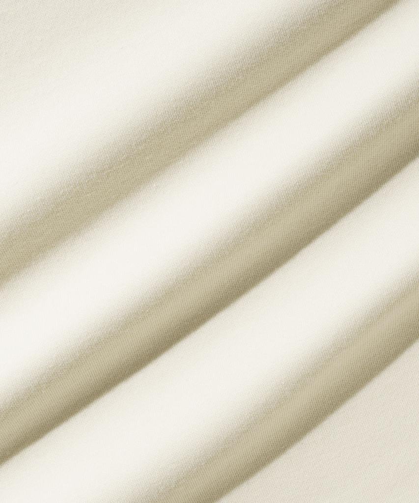 FP142 Double Cotton Two-Tone Collared Short Sleeve T-Shirt Ivory Sjst1412