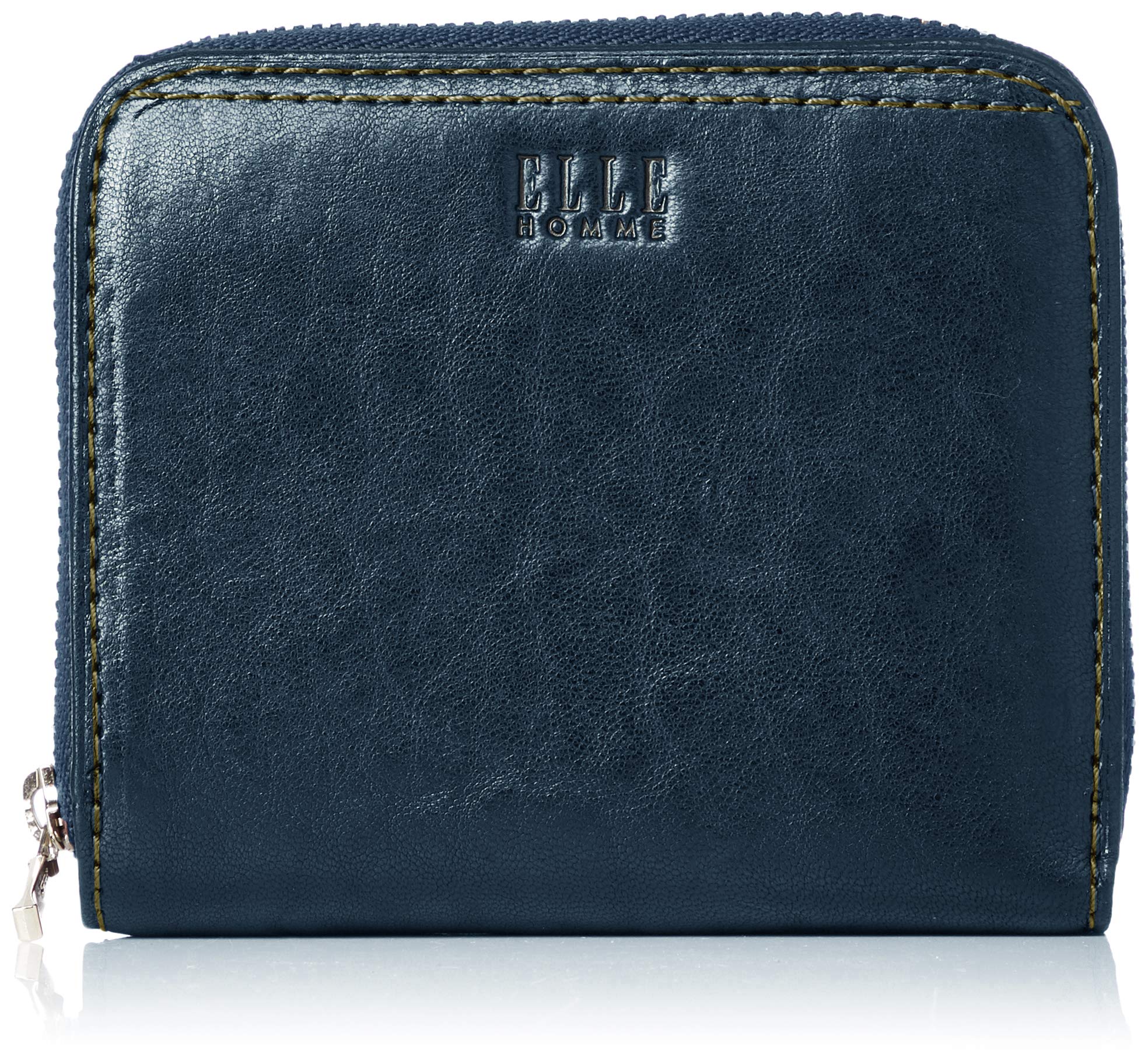 

Round Zipper Bifold Wallet Sheep XP34410 Navy [El Homme]