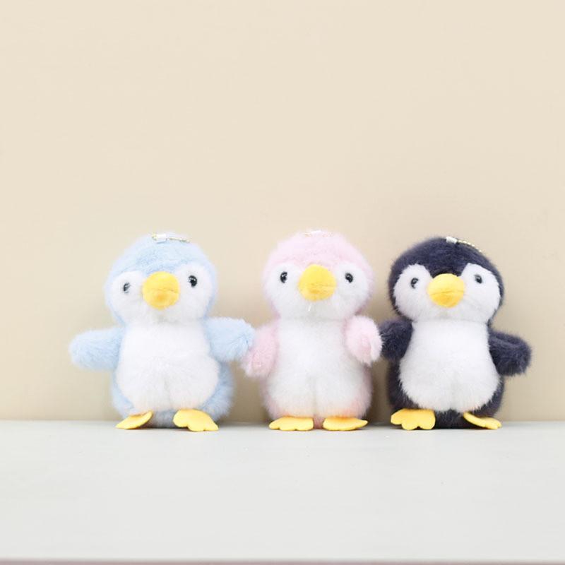 Adorable Cute Penguin Plush Keychain Sweet Stuffed Animal Doll Keyring Accessory