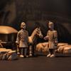 1 set Set Războinici de Teracotă Cultura China Antică Figurină Soldat Excavare Arheologică Suvenir Decor Birou