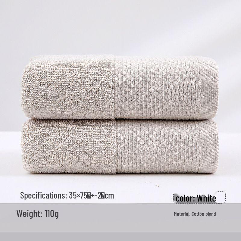 

Роскошный высококачественный набор банных полотенец из 100% хлопка - Плотные, впитывающие, под вышивку Small: 34*74cm