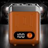 Portable Dual Head Electric Shaver Rechargeable Magnetic Men's Beard Trimmer High Speed Intelligent Rotary Razor Daily Shaving