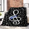 Music Notes Home Customize Your Name Blankets Comfortable Soft Lightweight Allseason Multipurpose Blanket For Picnics Sofas Offices Beds Living Rooms