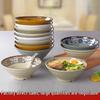 Sweet Elegant 8-inch Imitation Porcelain Noodle Soup Bowl