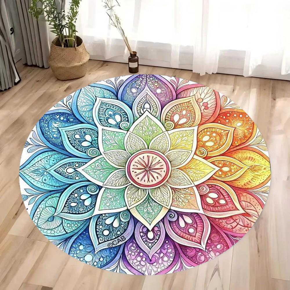 Peacock Feather Carpet Mat Rug Mystic Eye Rainbow Colors Exotic Artistic Pattern Modern Living Room Home Decor Soft Floor Mat