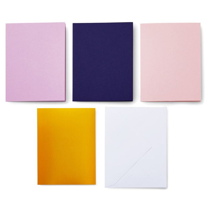 8 Cartes adhésives et enveloppes bleu /rose - Cricut