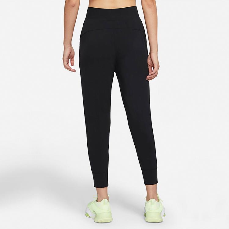 Nike Quick-Drying Drawstring Casual Sports Pants Women Bottoms Black CU4612-010