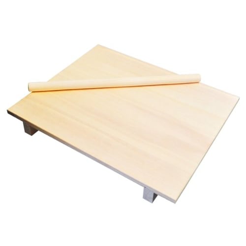 Hoshino Industries Rolling Board with Legs, 50cm x 60cm (with Rolling Pin)