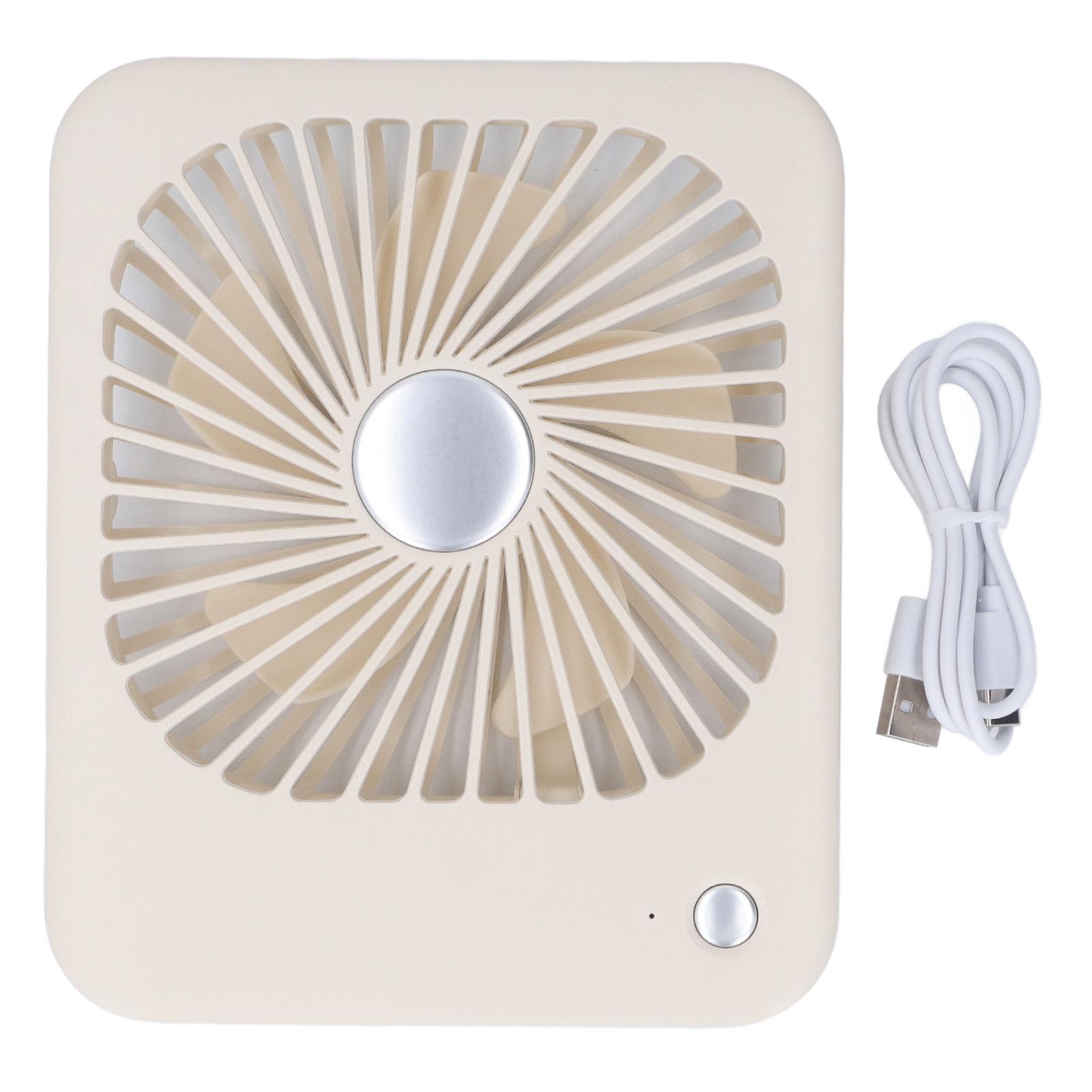 

USB настольный вентилятор многофункциональный минималистский стиль 3 скорости регулируемый сильный ветер небольшой настольный вентилятор для бежевый
