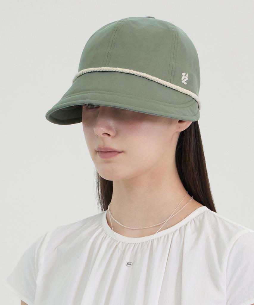 Bajal Flow Vz Natural Rope Bonnet Hat Khaki