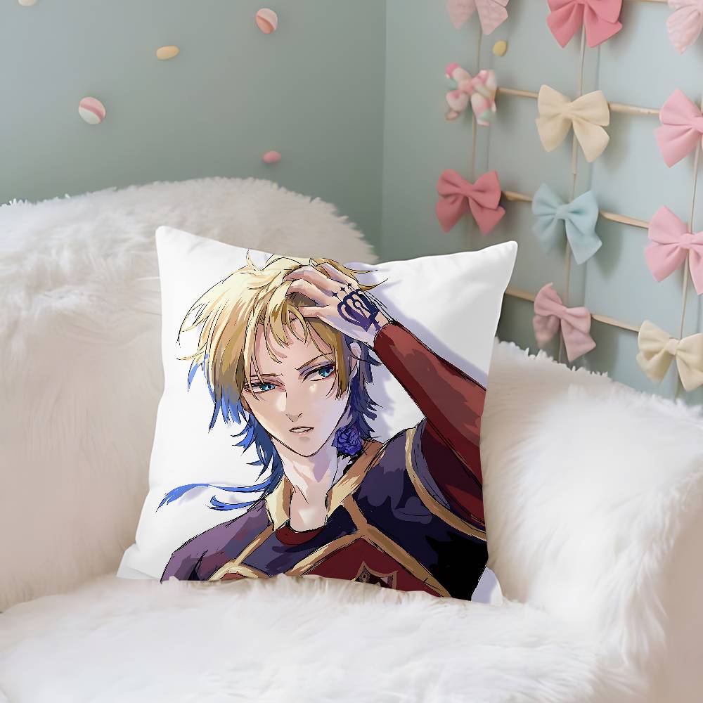 Cute M-Michael Kaiser Case Plush Fabric Soft Pillowcase Double Sided Print Cushion Cover Household Gifts