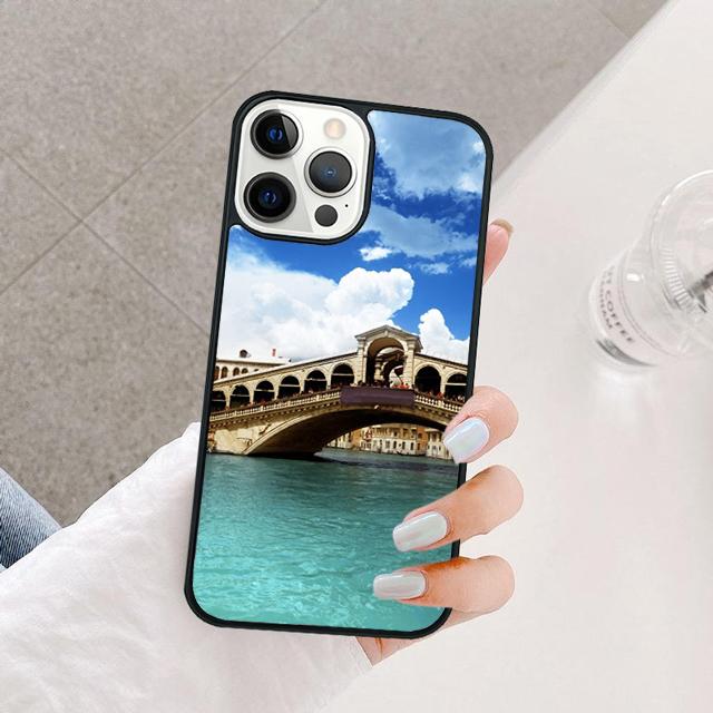 Water City Venice Italy Sunset Phone Case Cover For iPhone 17 Air 15 16 14 13 12 Pro Max 11 Pro Max Plus Coque