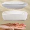 1pc Soap Dish, Double-Layer Drainage, Automatic Draining, Easy To Clean, Suitable for Home Bathroom and Kitchen, High-End Design