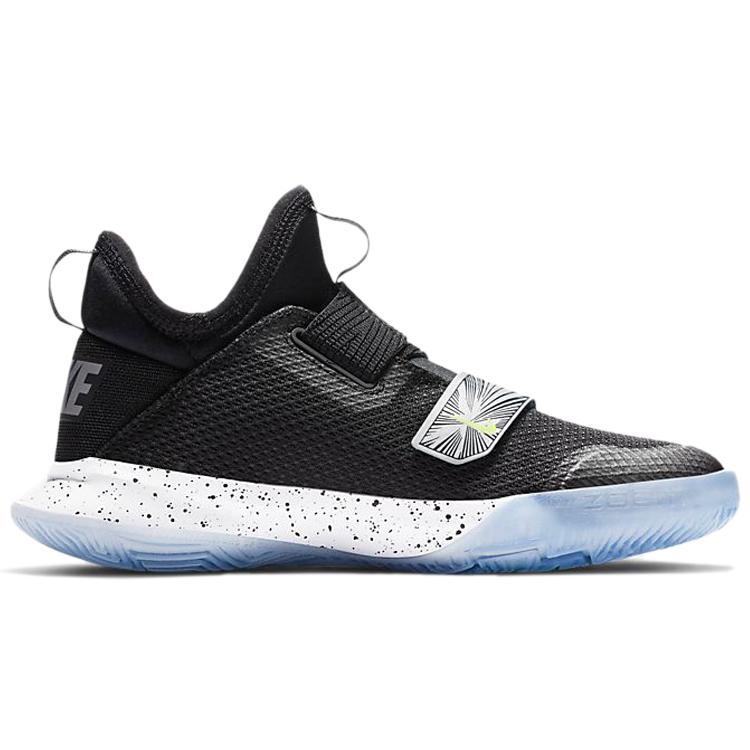New Nike GS Slip Resistant Cushioning Abrasion Resistant Low Top Children's Basketball Shoes Black White Kids' CK0787-001